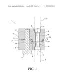 Sealing arrangement for a coupling for refrigerant lines diagram and image