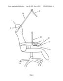 Personal space media center with throne (chair) diagram and image