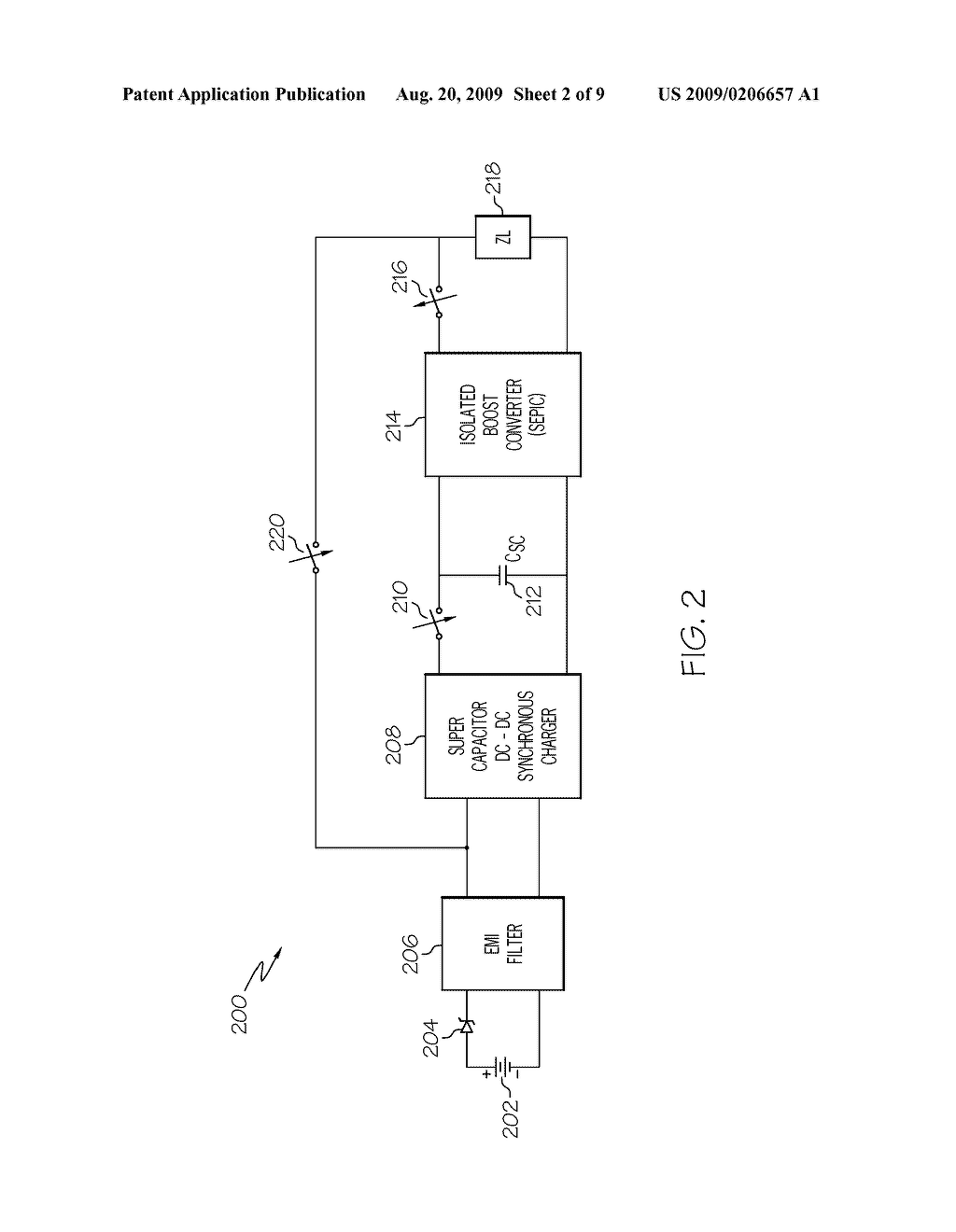 BATTERY SUPPLEMENTING SUPER CAPACITOR ENERGY STORAGE CHARGE AND DISCHARGE CONVERTER - diagram, schematic, and image 03