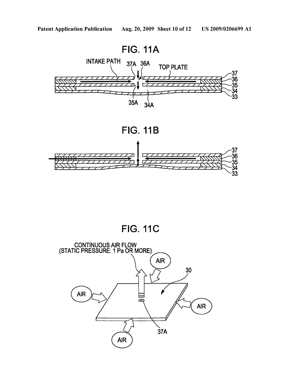 Electronic device having piezoelectric pump - diagram, schematic, and image 11