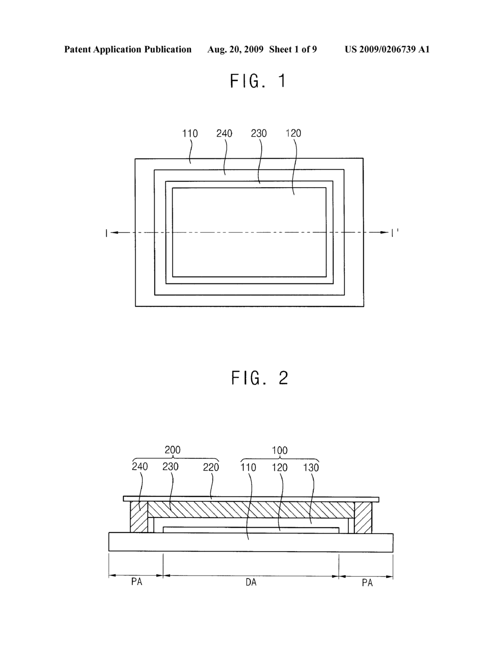 ORGANIC LIGHT-EMITTING DIODE DISPLAY DEVICE AND METHOD OF MANUFACTURING THE SAME - diagram, schematic, and image 02