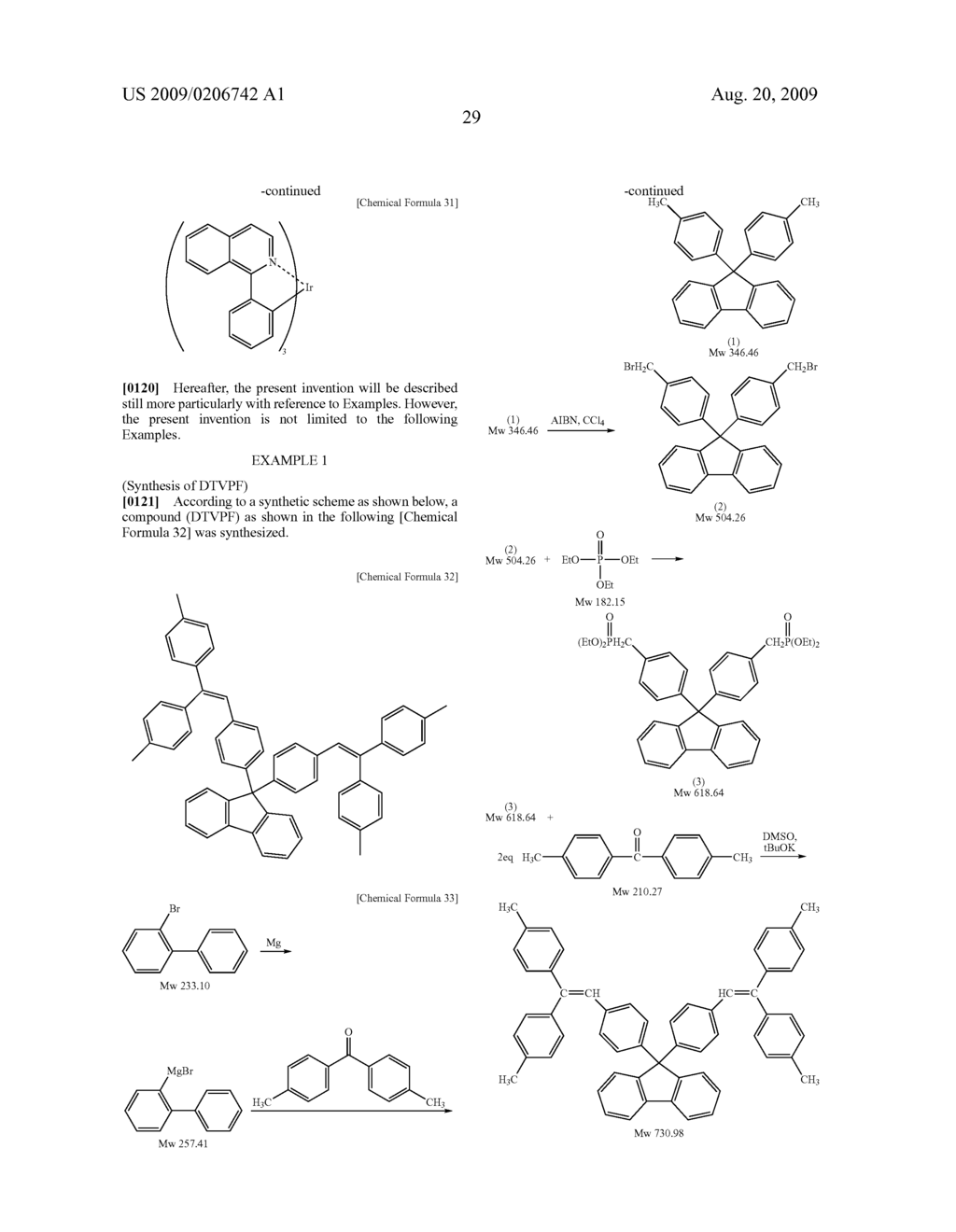 ORGANIC LIGHT-EMITTING ELEMENT - diagram, schematic, and image 33