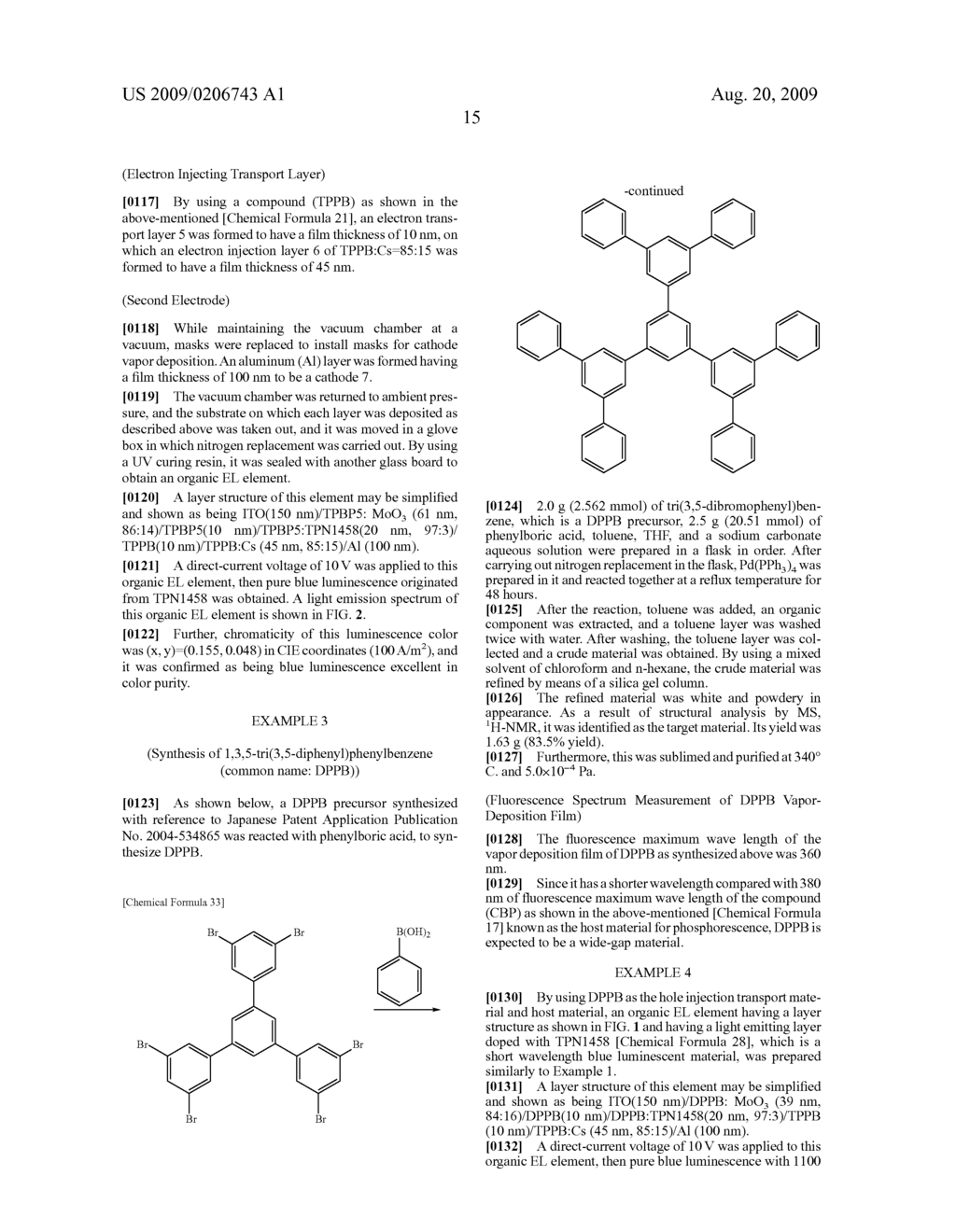 ORGANIC ELECTROLUMINESCENCE ELEMENT - diagram, schematic, and image 19