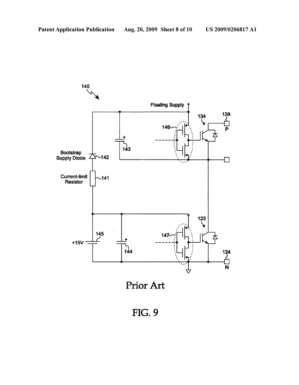 High Voltage Drive Circuit Employing Capacitive Signal Coupling and Associated Devices and Methods - diagram, schematic, and image 09