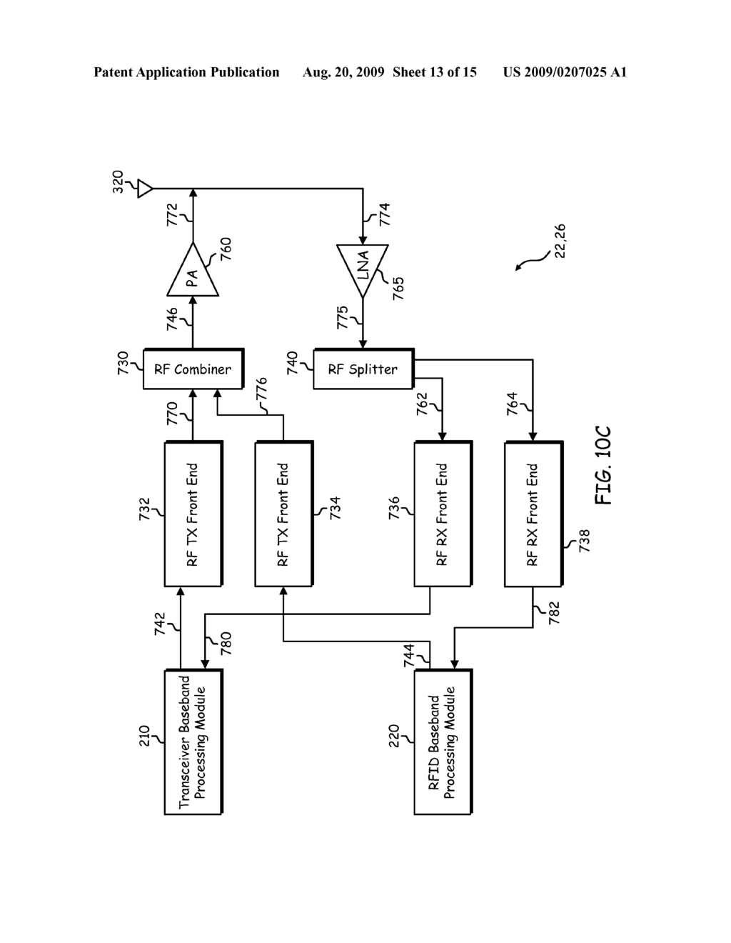 TRANSMITTER AND RECEIVER FOR COMBINING RFID AMPLITUDE-MODULATED DATA WITH WIRELESS PHASE-MODULATED DATA - diagram, schematic, and image 14