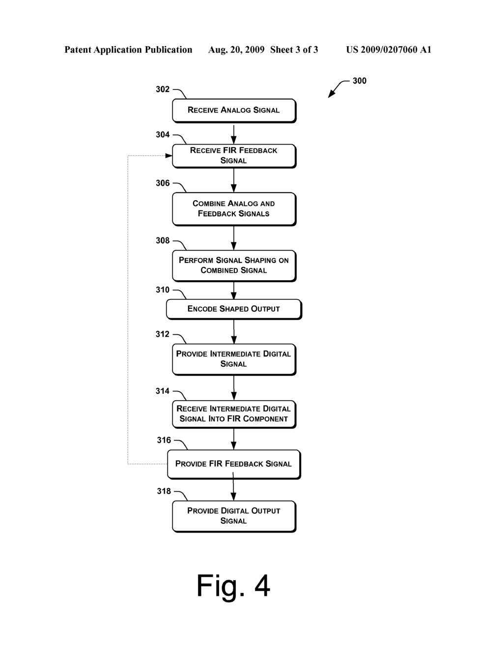 SIGNAL CONVERSION USING FINITE IMPULSE RESPONSE FEEDBACK - diagram, schematic, and image 04