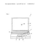 Information processing apparatus, position detecting apparatus and sensing part for performing a detection operation diagram and image