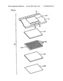 Information processing apparatus, position detecting apparatus and sensing part for performing a detection operation diagram and image