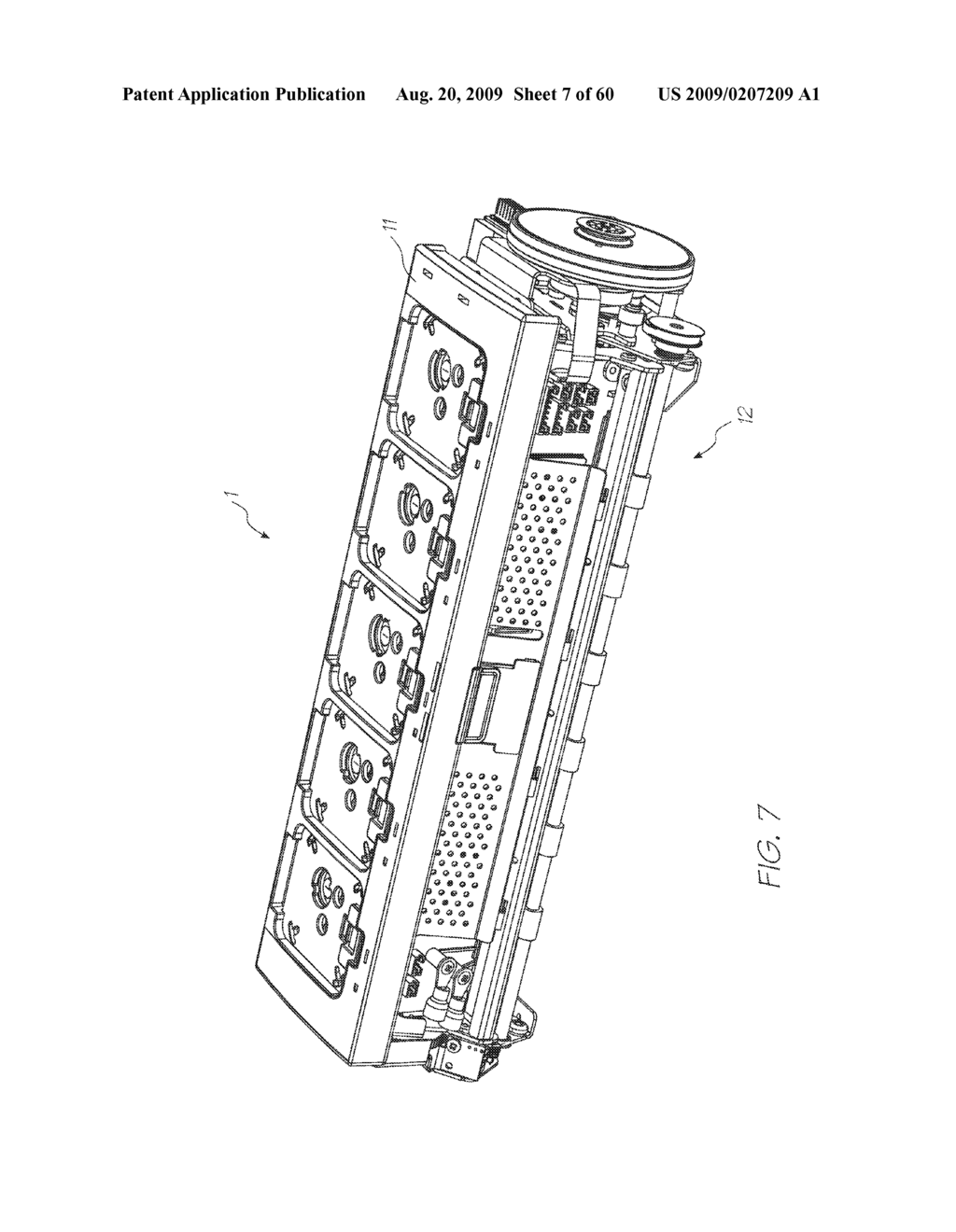 Print Engine Cradle With Maintenance Assembly - diagram, schematic, and image 08