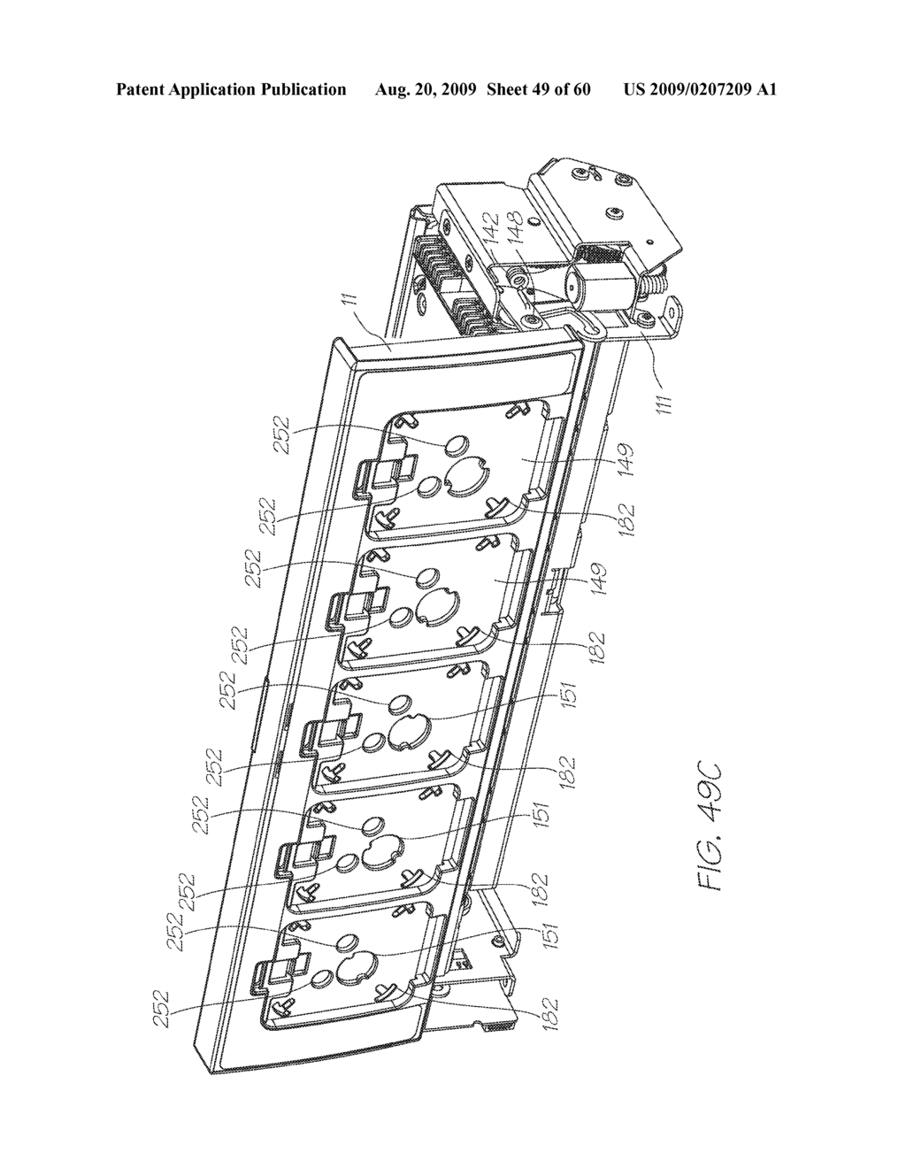 Print Engine Cradle With Maintenance Assembly - diagram, schematic, and image 50