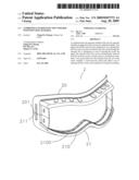 Combined lens rim injection molded with soft raw material diagram and image