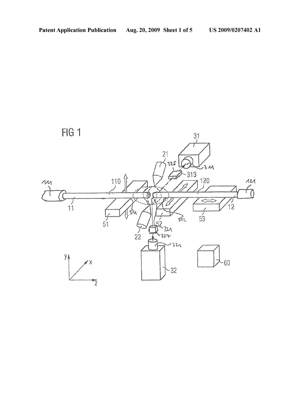 Method for Detecting a Core of an Optical Fiber and Method and Apparatus for Connecting Optical Fibers - diagram, schematic, and image 02