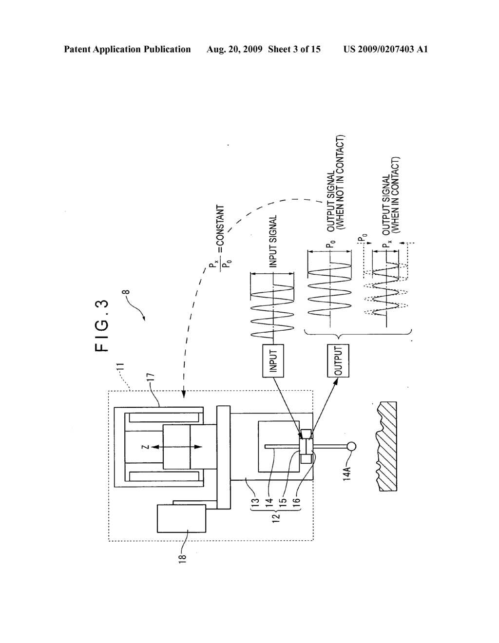 Method of measuring front and back surfaces of target object - diagram, schematic, and image 04