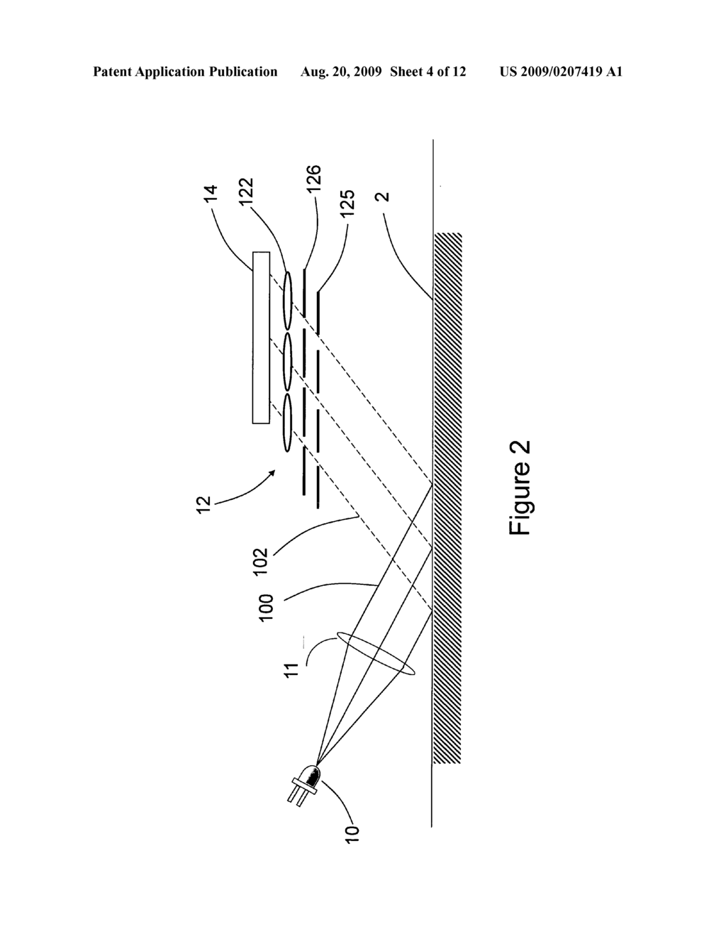 Large areas undistorted imaging apparatus for light speckles and method thereof - diagram, schematic, and image 05