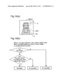 Backlight adjustment processing of image using image generation record information diagram and image