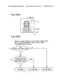 Backlight adjustment processing of image using image generation record information diagram and image