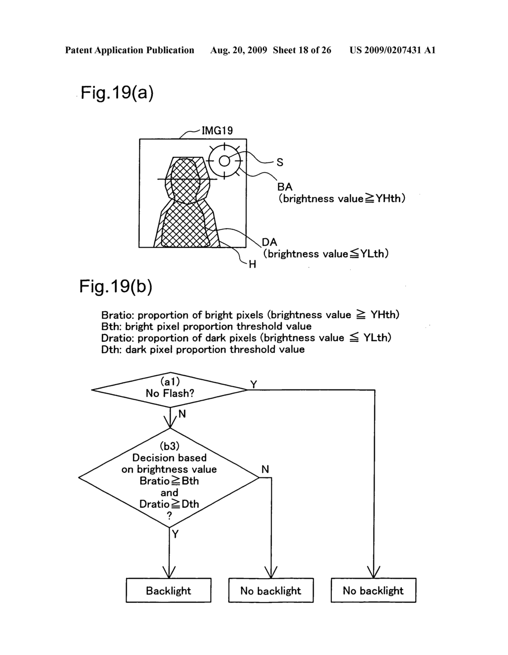 Backlight adjustment processing of image using image generation record information - diagram, schematic, and image 19