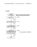 Backlight adjustment processing of image using image generation record information diagram and image