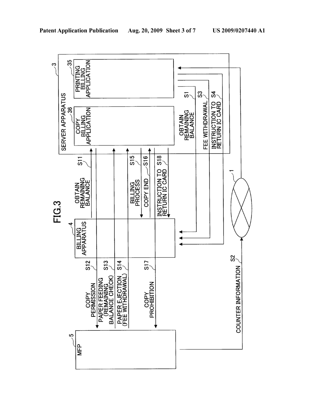 BILLING SYSTEM, SERVER APPARATUS AND BILLING APPARATUS - diagram, schematic, and image 04