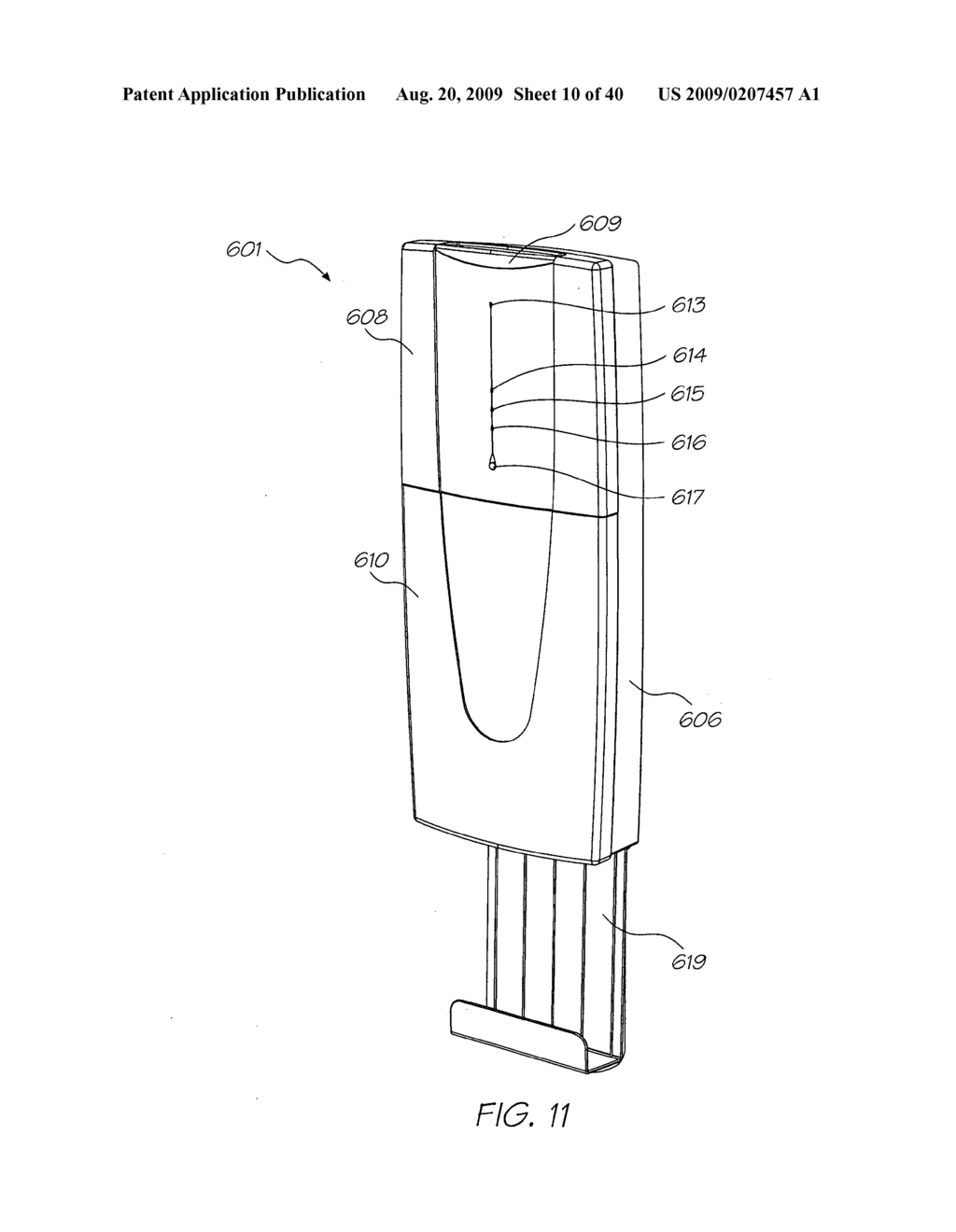 SYSTEM HAVING PRINTED INTERACTIVE FORM AND SENSING DEVICE - diagram, schematic, and image 11