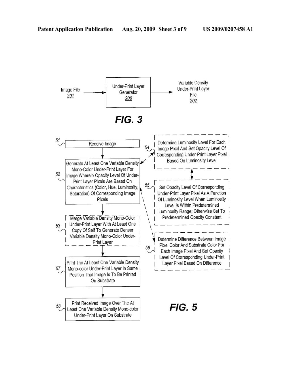 SYSTEM AND METHOD FOR PRINTING USING VARIABLE-DENSITY WHITE INK UNDER-PRINTED LAYER - diagram, schematic, and image 04