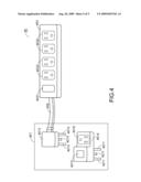 POWER STRIP HAVING SURGE PROTECTIVE DEVICES diagram and image