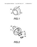 Solar illuminated knob device diagram and image