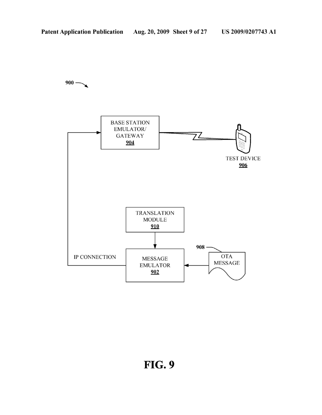 FACILITATING TRANSFER OF PUSH AND PULL MESSAGES FOR REMOTELY TESTING MOBILE DEVICES - diagram, schematic, and image 10