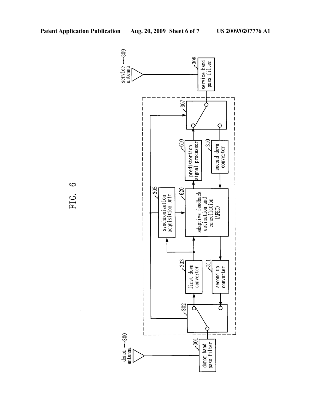 Adaptive Forward Error Corrector And Method Thereof, And TDD Radio Repeating Apparatus Using The Same - diagram, schematic, and image 07