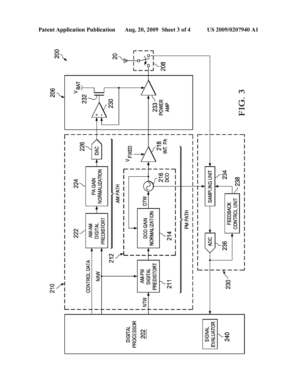 Predistortion Calibration In A Transceiver Assembly - diagram, schematic, and image 04