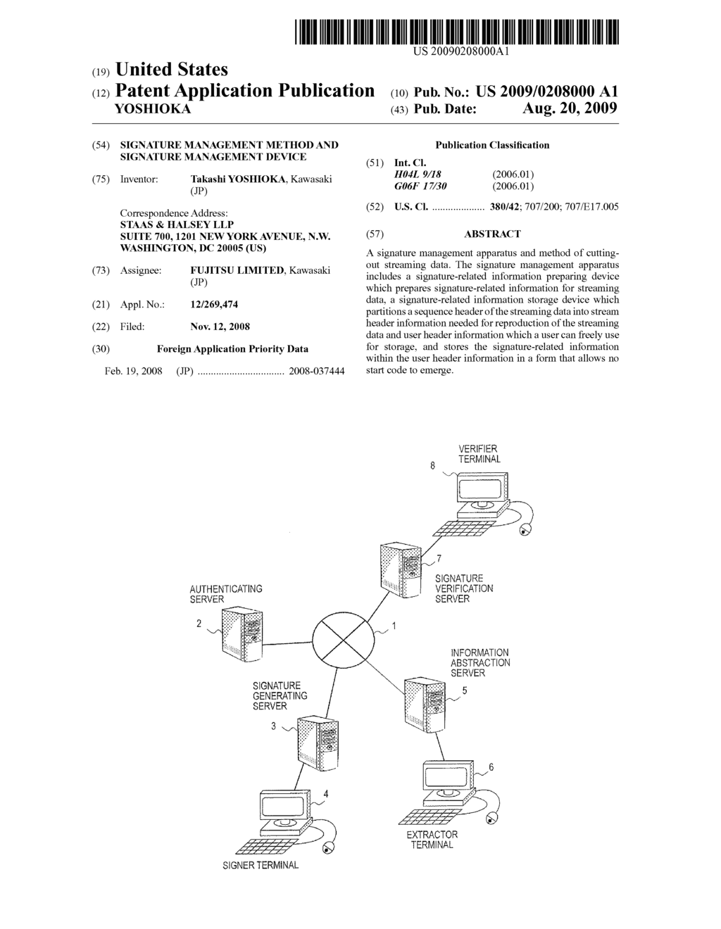 SIGNATURE MANAGEMENT METHOD AND SIGNATURE MANAGEMENT DEVICE - diagram, schematic, and image 01