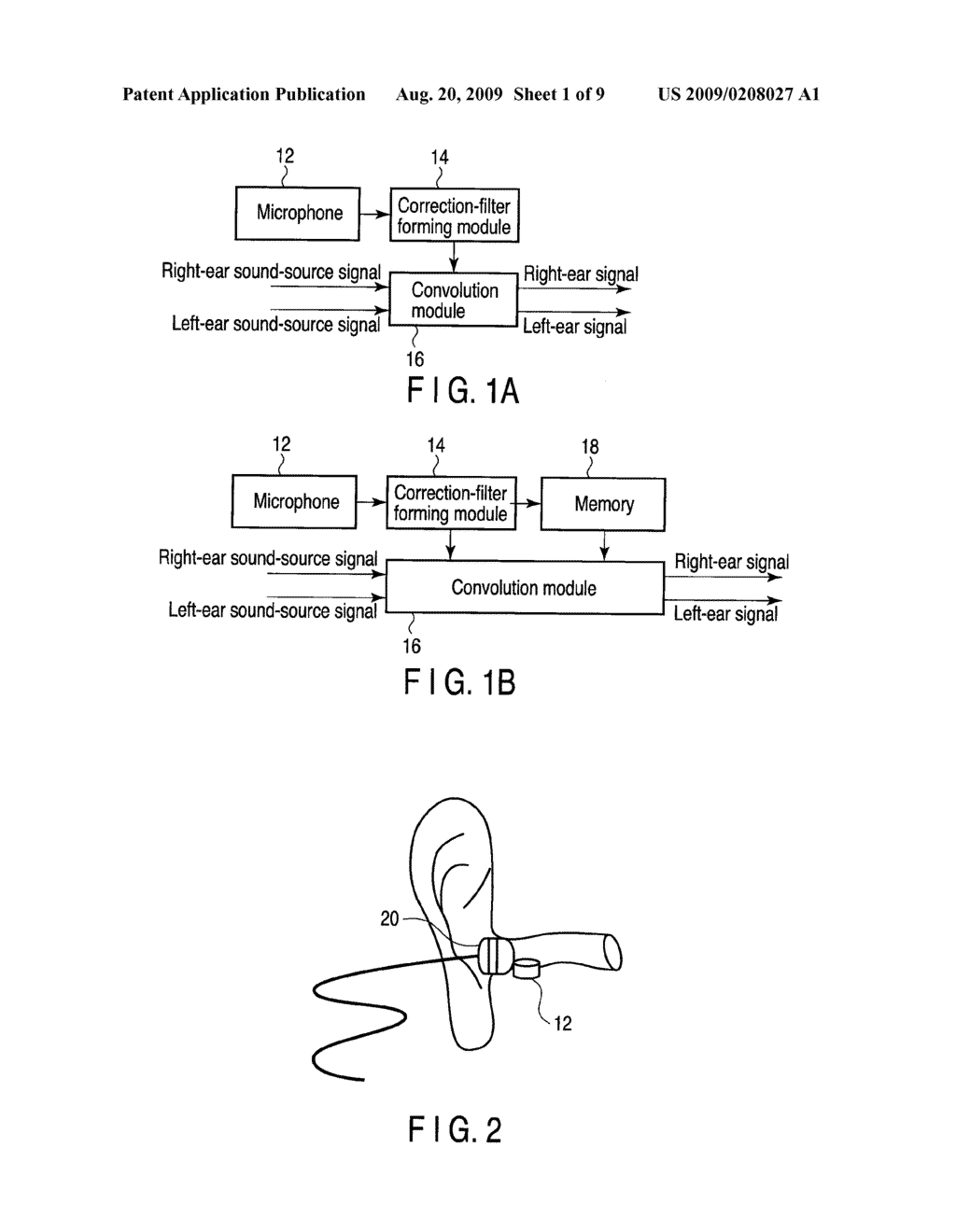 APPARATUS FOR RECTIFYING RESONANCE IN THE OUTER-EAR CANALS AND METHOD OF RECTIFYING - diagram, schematic, and image 02