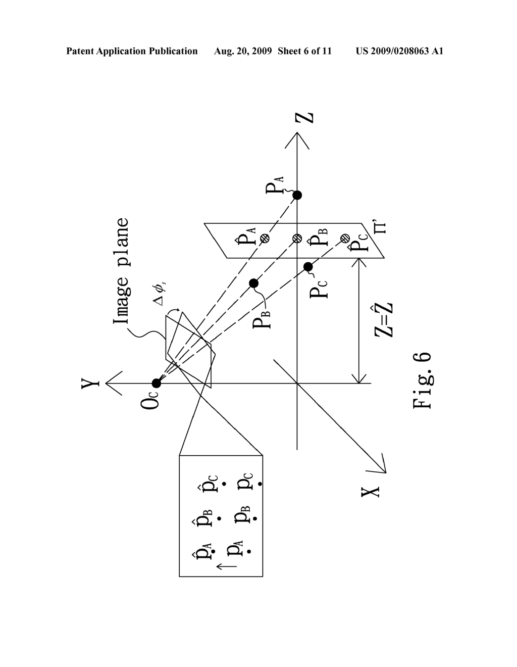 DYNAMIC CALIBRATION METHOD FOR SINGLE AND MULTIPLE VEDIO CAPTURE DEVICES - diagram, schematic, and image 07