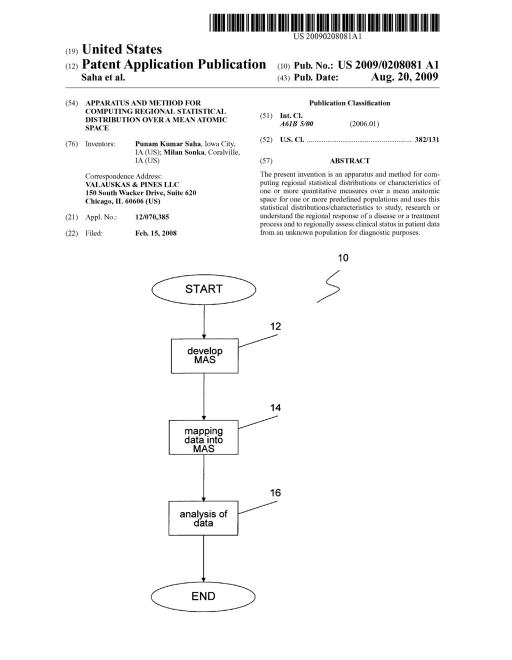 Apparatus and method for computing regional statistical distribution over a mean atomic space - diagram, schematic, and image 01