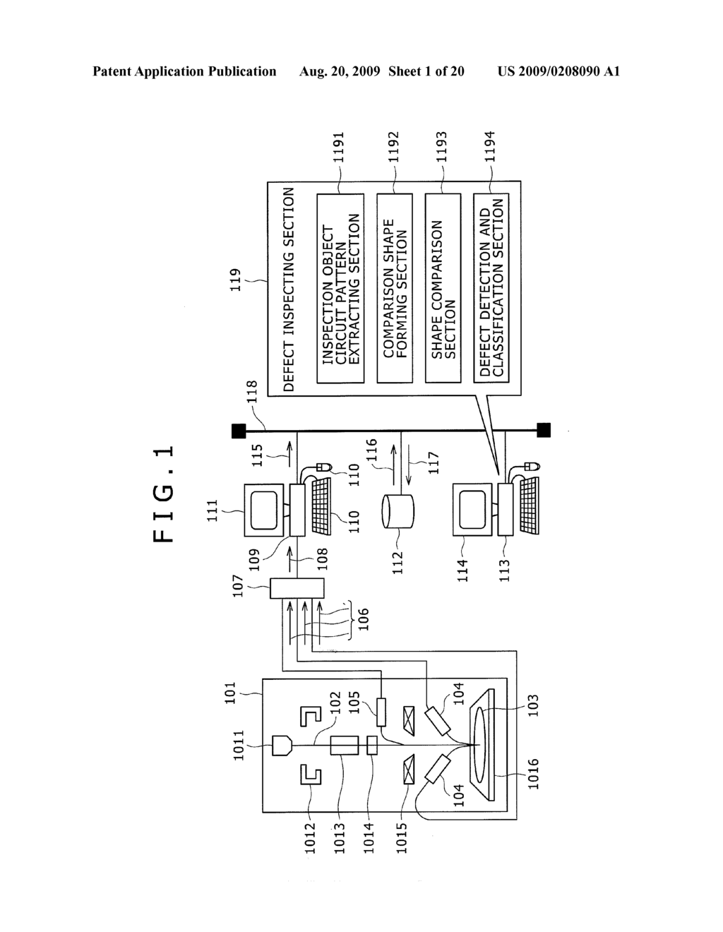 METHOD AND APPARATUS FOR INSPECTING DEFECT OF PATTERN FORMED ON SEMICONDUCTOR DEVICE - diagram, schematic, and image 02