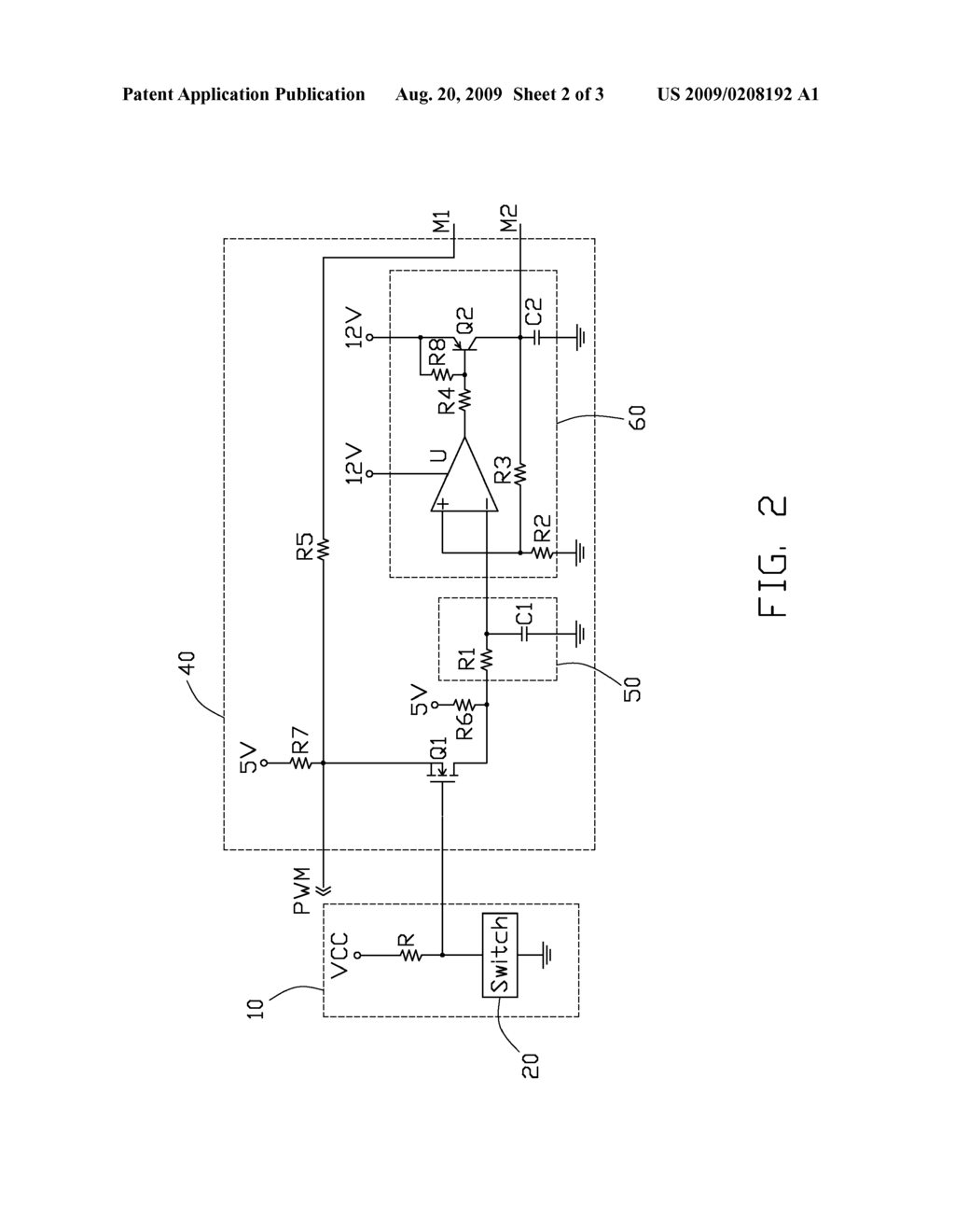 DEVICE FOR CONTROLLING ROTATION SPEED OF COMPUTER FAN - diagram, schematic, and image 03