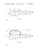 Casing structure for stabilizing flow in a fluid-flow machine diagram and image