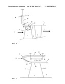 Casing structure for stabilizing flow in a fluid-flow machine diagram and image