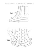 LARGE FILLET AIRFOIL WITH FANNED COOLING HOLE ARRAY diagram and image