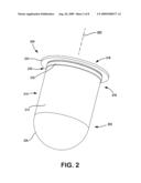 Dissolution test vessel with integrated centering geometry diagram and image