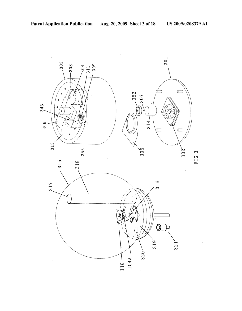 Decorative humidifier - diagram, schematic, and image 04