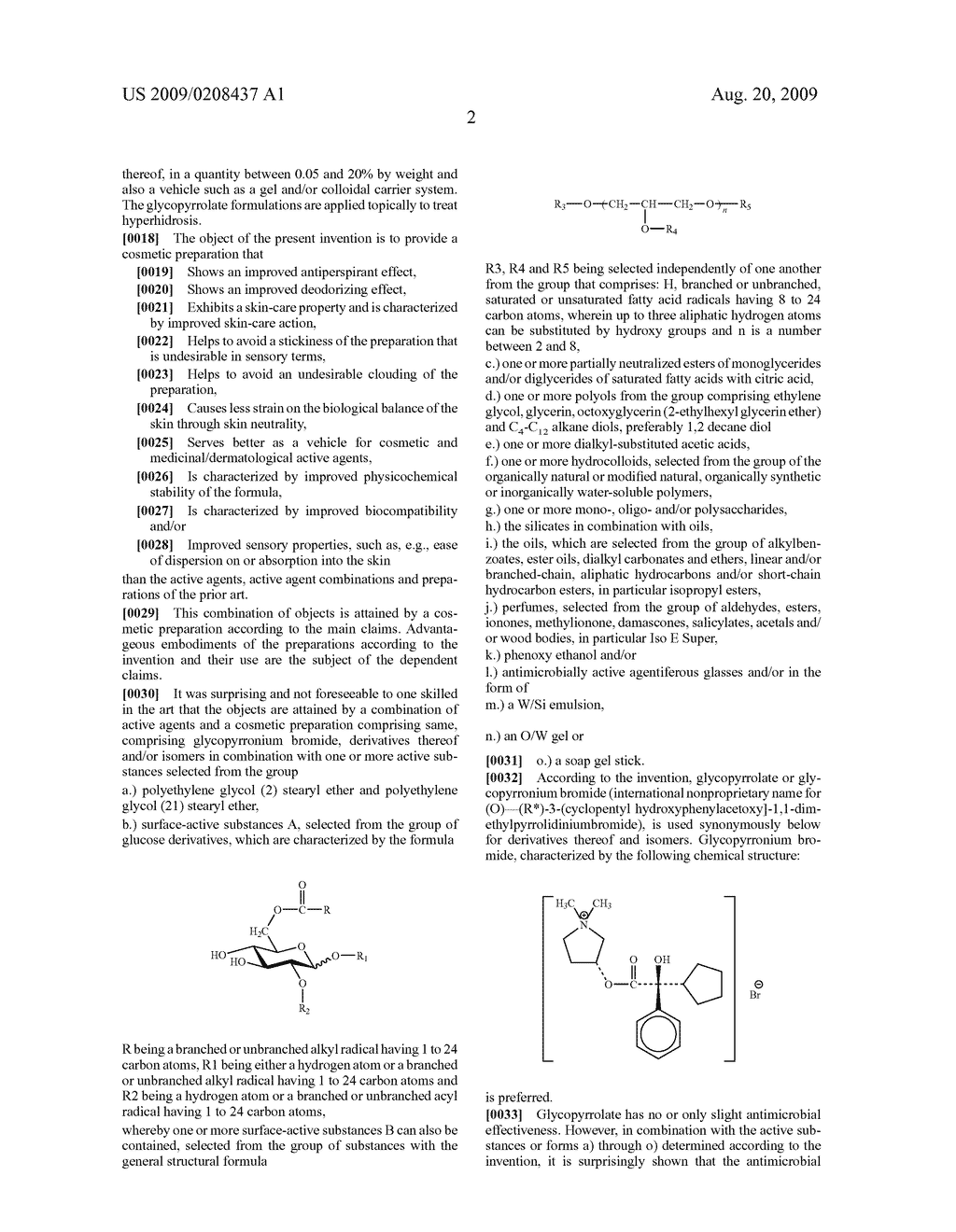 GLYCOPYRROLATE IN COSMETIC PREPARATIONS - diagram, schematic, and image 06