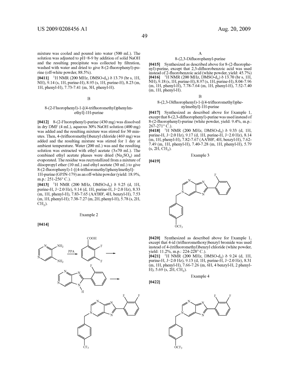 Imidazo[4,5-d]pyrimidines, their uses and methods of preparation - diagram, schematic, and image 50