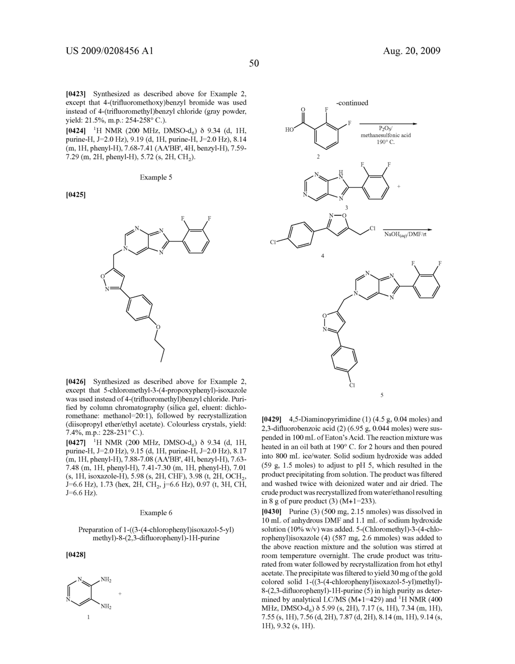 Imidazo[4,5-d]pyrimidines, their uses and methods of preparation - diagram, schematic, and image 51