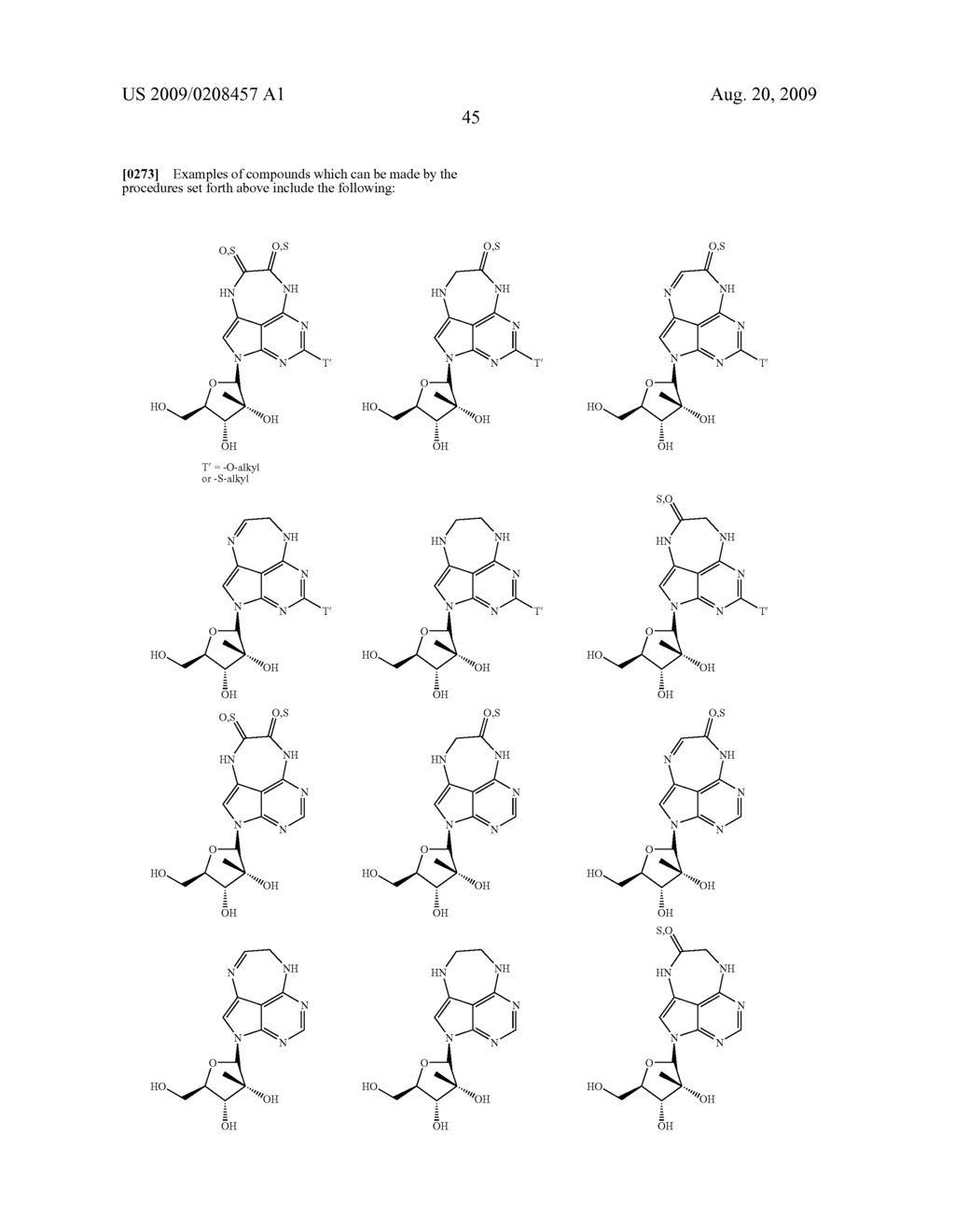 Tricyclic-Nucleoside Prodrugs for Treating Viral Infections - diagram, schematic, and image 46