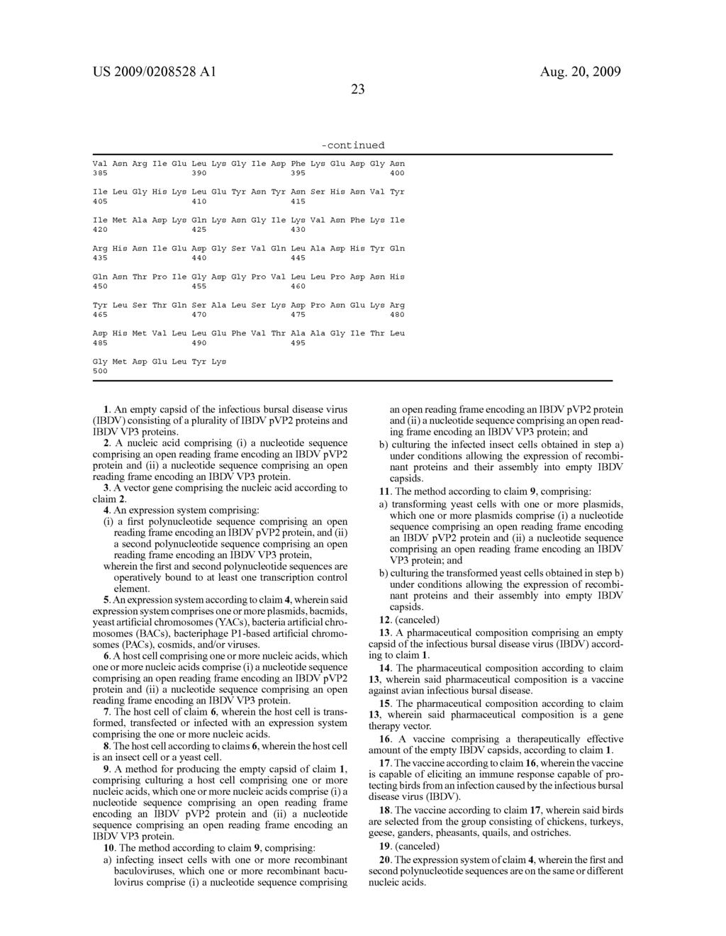 Empty capsids (vlps(-vp4)) of the infectious bursal disease virus (ibdv), obtainment process and applications - diagram, schematic, and image 28