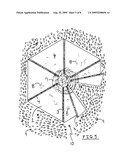 Adjustable bush trimmings tarp diagram and image