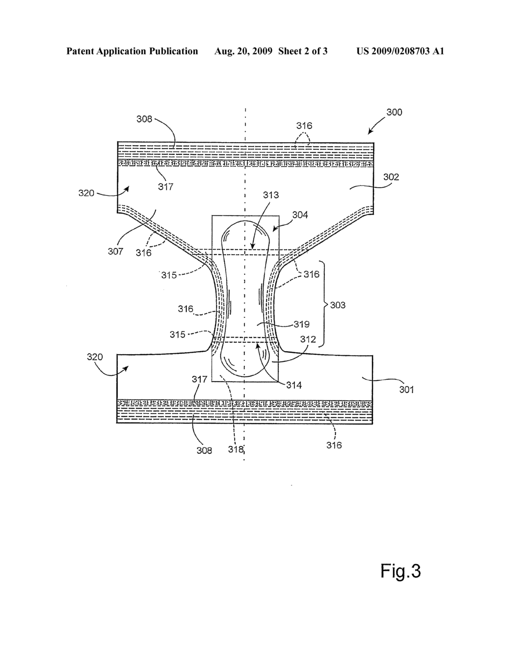 ELASTIC LAMINATE AND A METHOD FOR PRODUCING AN ELASTIC LAMINATE - diagram, schematic, and image 03