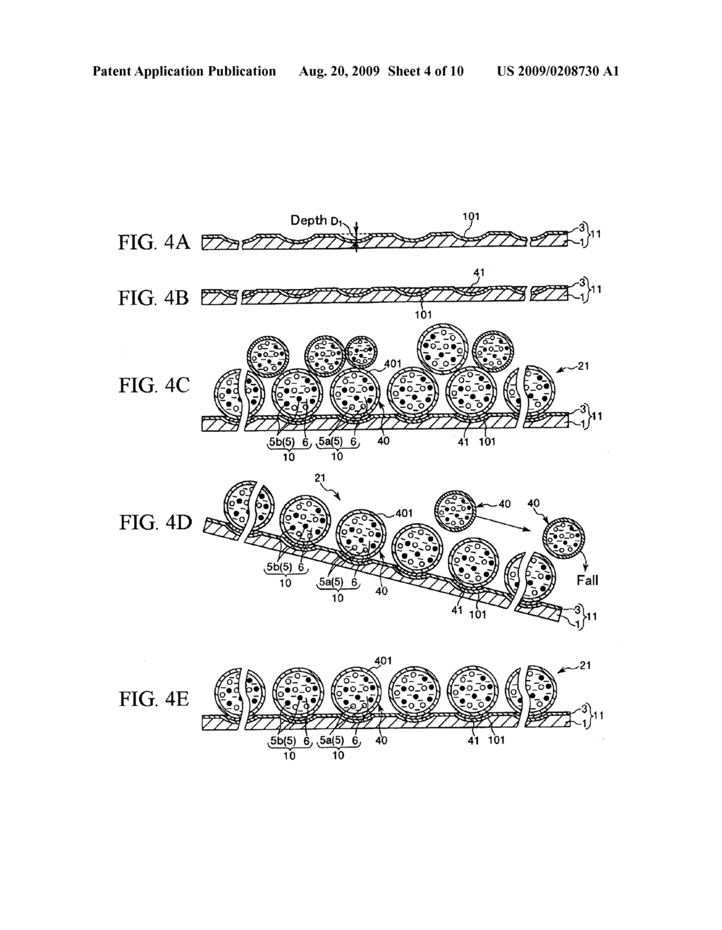 Method of manufacturing electrophoretic display device, electrophoretic display device and electronic device - diagram, schematic, and image 05