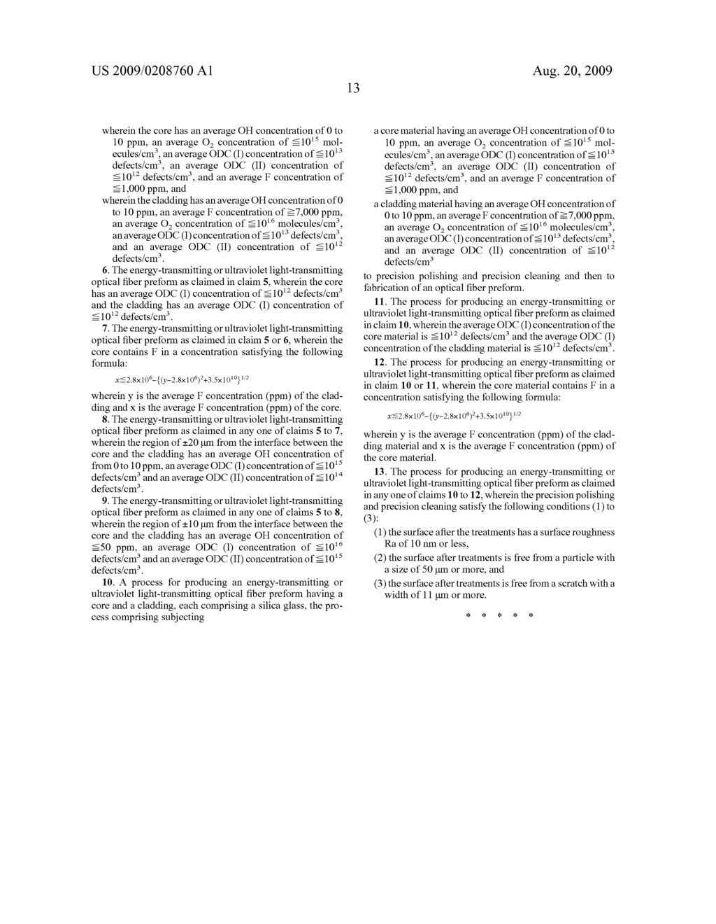 ENERGY-TRANSMITTING OR ULTRAVIOLET LIGHT-TRANSMITTING OPTICAL FIBER PREFORM AND PRODUCTION PROCESS THEREOF - diagram, schematic, and image 16